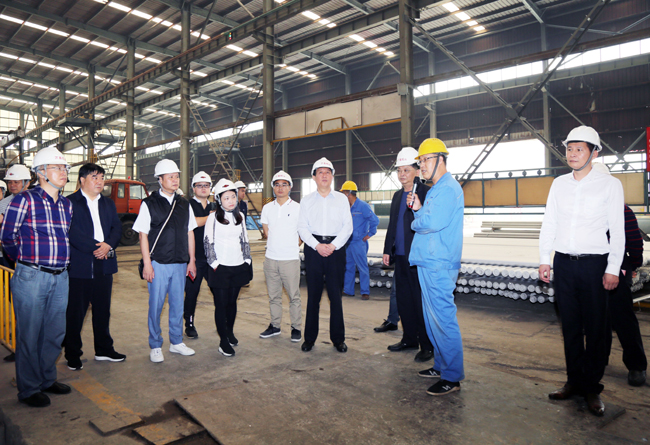 佛山市高明区政协副主席张永到亚洲体育登录平台下载集团参观考察