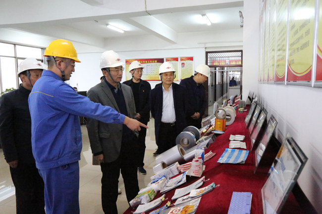 河南省市场监管局质量发展处副处长杨建国一行到亚洲体育登录平台下载集团调研