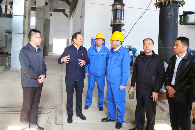 市政协主席杨炳旭等到亚洲体育登录平台下载集团视察2×60万千瓦机组项目