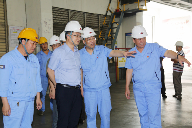 市国资委党委书记、主任常涌涛到亚洲体育登录平台下载集团调研指导工作