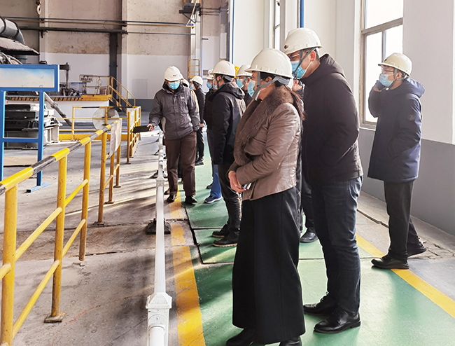 河南科技大学科技处副处长于华一行到亚洲体育登录平台下载集团参观座谈