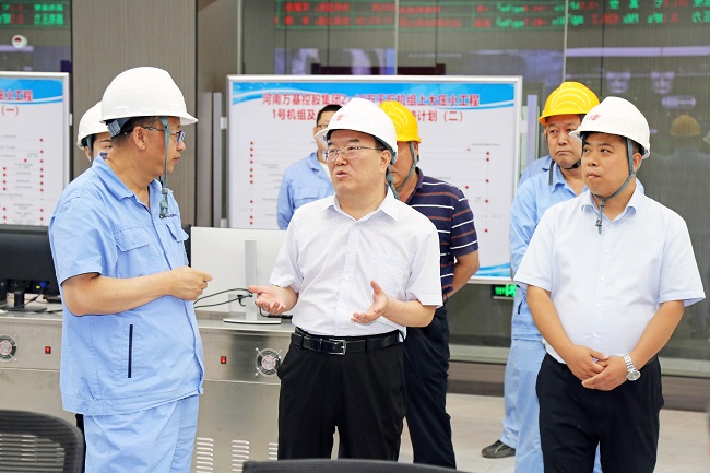 洛阳市科协主席于为民到亚洲体育登录平台下载集团调研