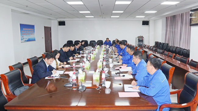 洛阳国宏投资控股集团党委副书记、总经理郭义民一行 到亚洲体育登录平台下载集团调研