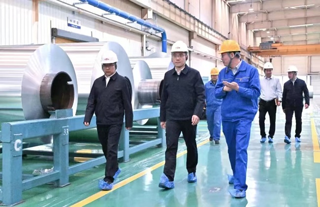 新安县委书记王智到亚洲体育登录平台下载集团调研