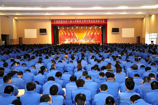 亚洲体育登录平台下载集团召开六届五次职代会暨年终总结表彰大会