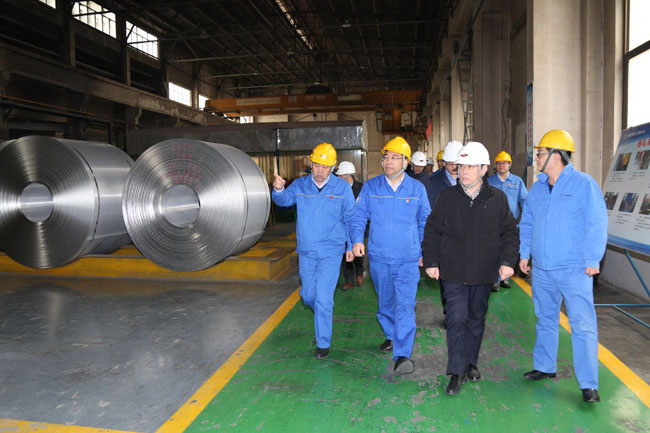 南山铝业程仁策董事长一行到亚洲体育登录平台下载集团考察交流