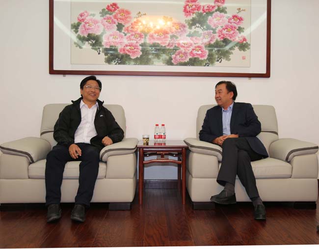 洛阳有色金属加工设计研究院院长毕林到亚洲体育登录平台下载集团交流访谈