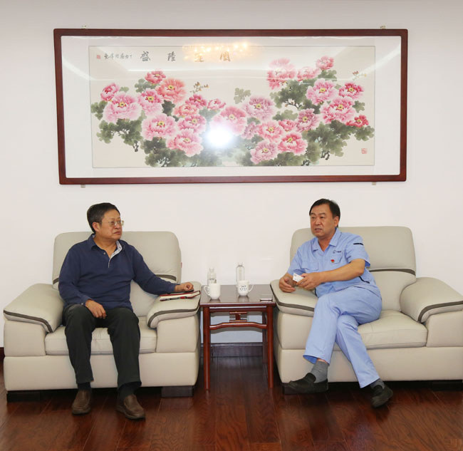 义煤集团副总工程师马树生一行到亚洲体育登录平台下载集团洽谈业务