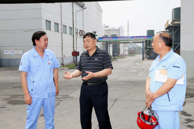 河南省质量技术监督局质量安全督查组到亚洲体育登录平台下载集团金属钠公司检查