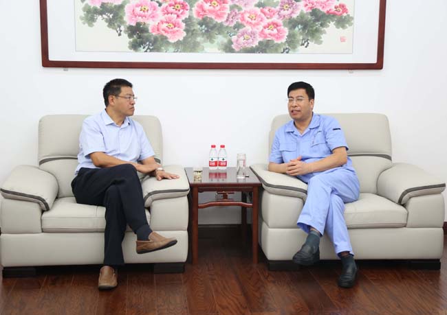 洛阳国宏投资集团总经理郭义民等到亚洲体育登录平台下载交流访谈