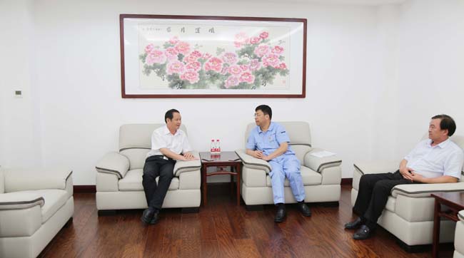 新安县县委书记王玉峰到亚洲体育登录平台下载集团调研