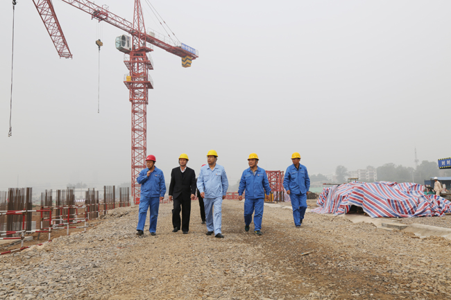 王玉峰调研亚洲体育登录平台下载2×60万千瓦机组工程建设情况